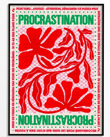 Puzzle 1000 pièces "Procrastination"
